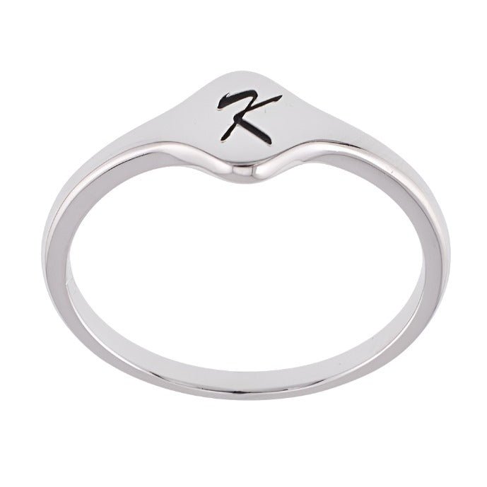 R2048 Letter K Ring - Selah925.com