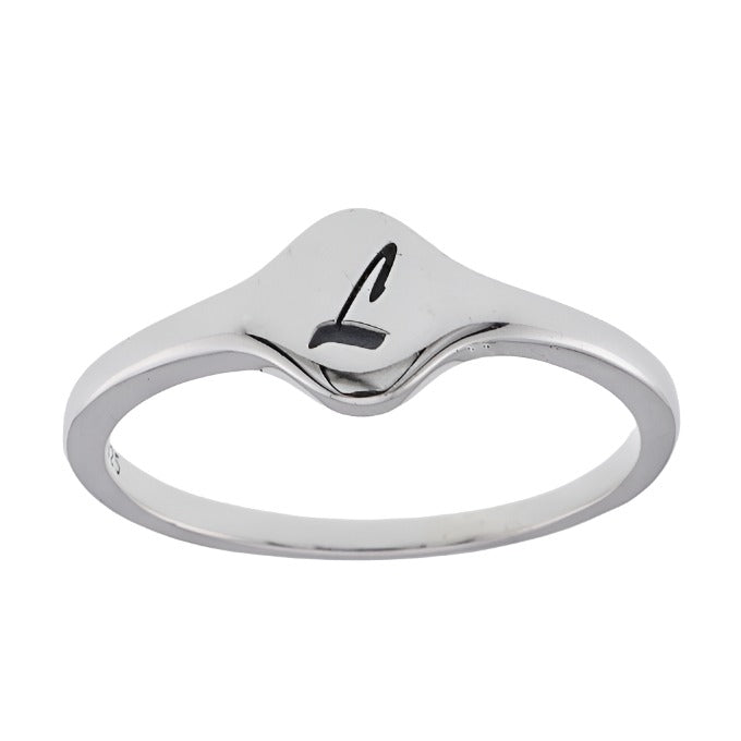 R2048 Letter L Ring - Selah925.com