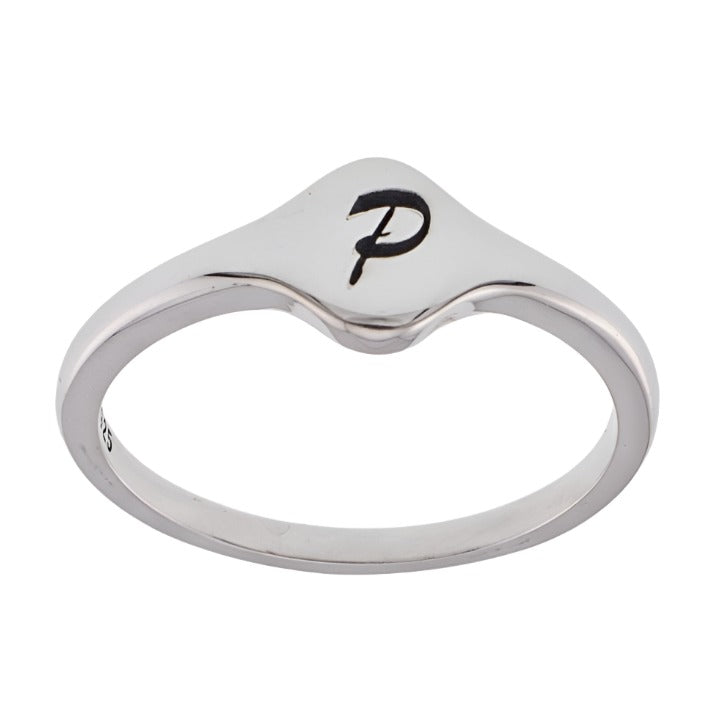 R2048 Letter P Ring - Selah925.com