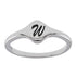 R2048 Letter W Ring - Selah925.com