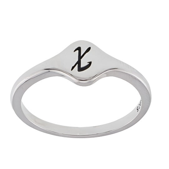 R2048 Letter X Ring - Selah925.com