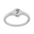 R2048 Rhodium Letter F Ring - Selah925.com