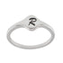 R2048 Rhodium Letter R Ring - Selah925.com