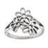 R2052 Three Flowers Ring - Selah925.com