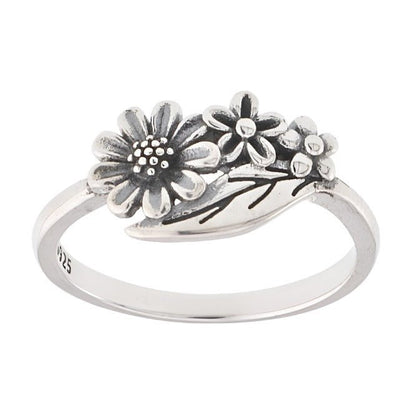 R2057 Flower Ring - Selah925.com