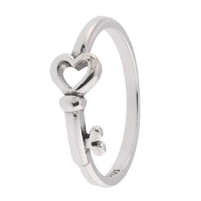 R2063 Heart Key Ring - Selah925.com