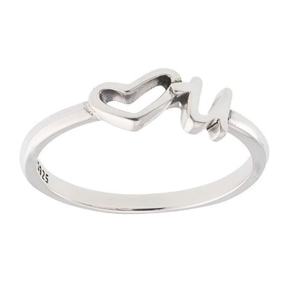 R2064 Love U Ring - Selah925.com