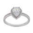 R2073r CZ Rhodium Ring - Selah925.com