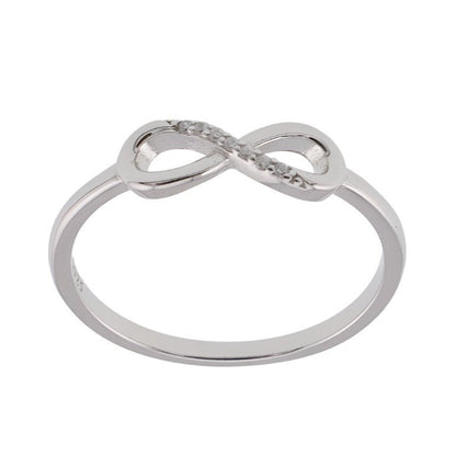 R2082r Infinitity CV Rhodium Ring - Selah925.com