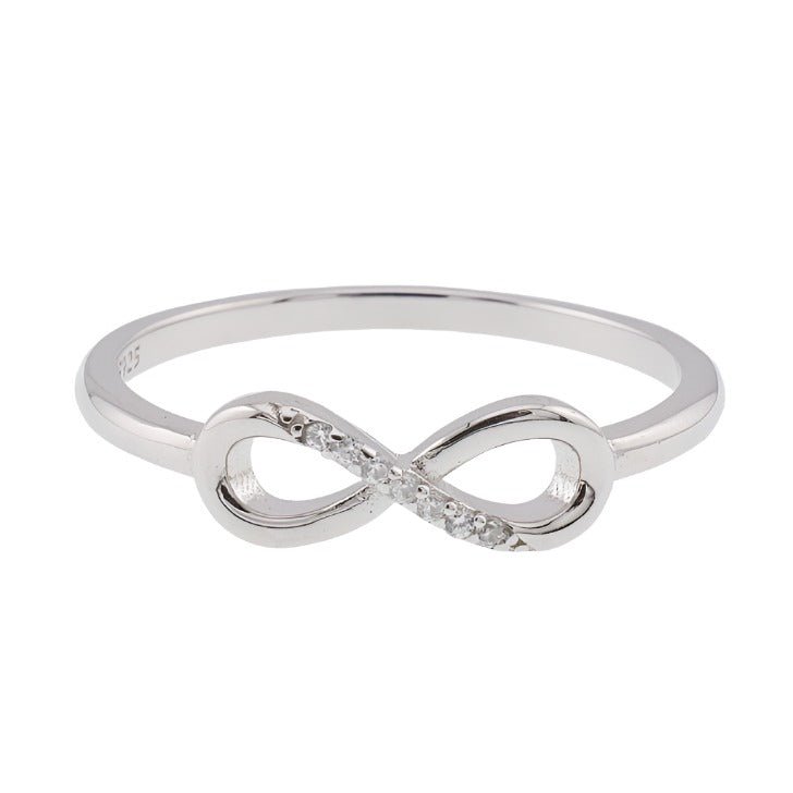 R2082r Infinitity CV Rhodium Ring - Selah925.com