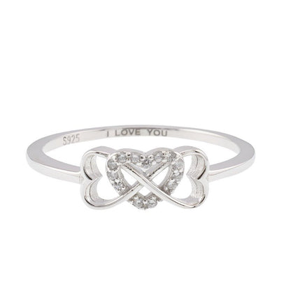 R2092r I Love you Rhodium Ring - Selah925.com