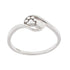 R2093r Paw & Heart Rhodium Ring - Selah925.com