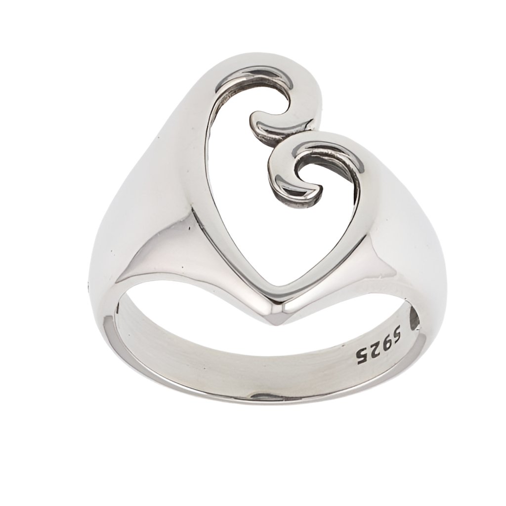 R2101 Heart Ring - Selah925.com