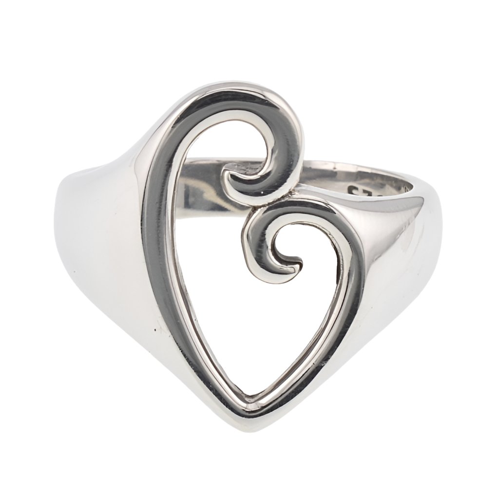 R2101 Heart Ring - Selah925.com