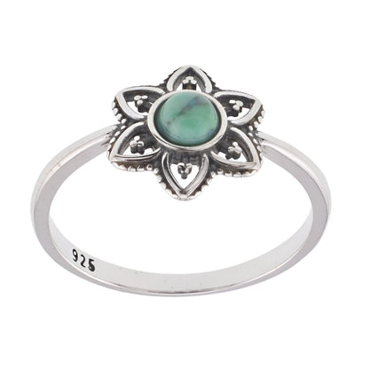 R2108 CZ Antique Silver Ring - Selah925.com