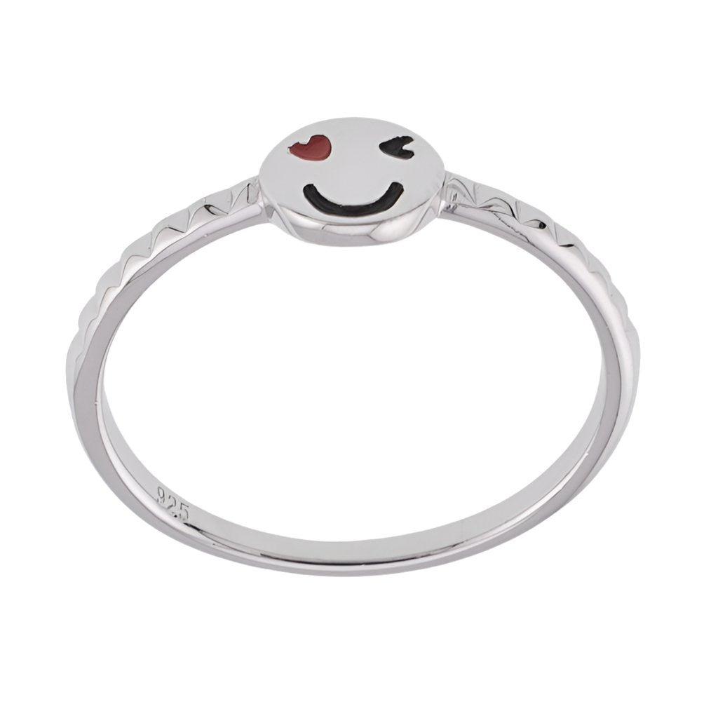 R2117 Smiling Face Ring - Selah925.com