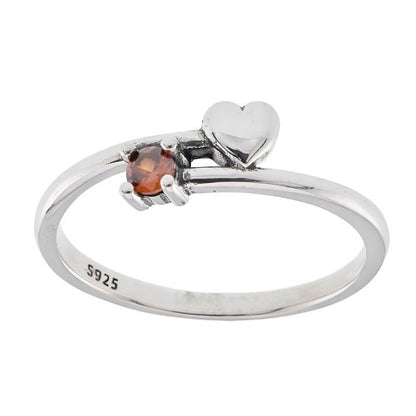 R2120 Red CZ Ring - Selah925.com