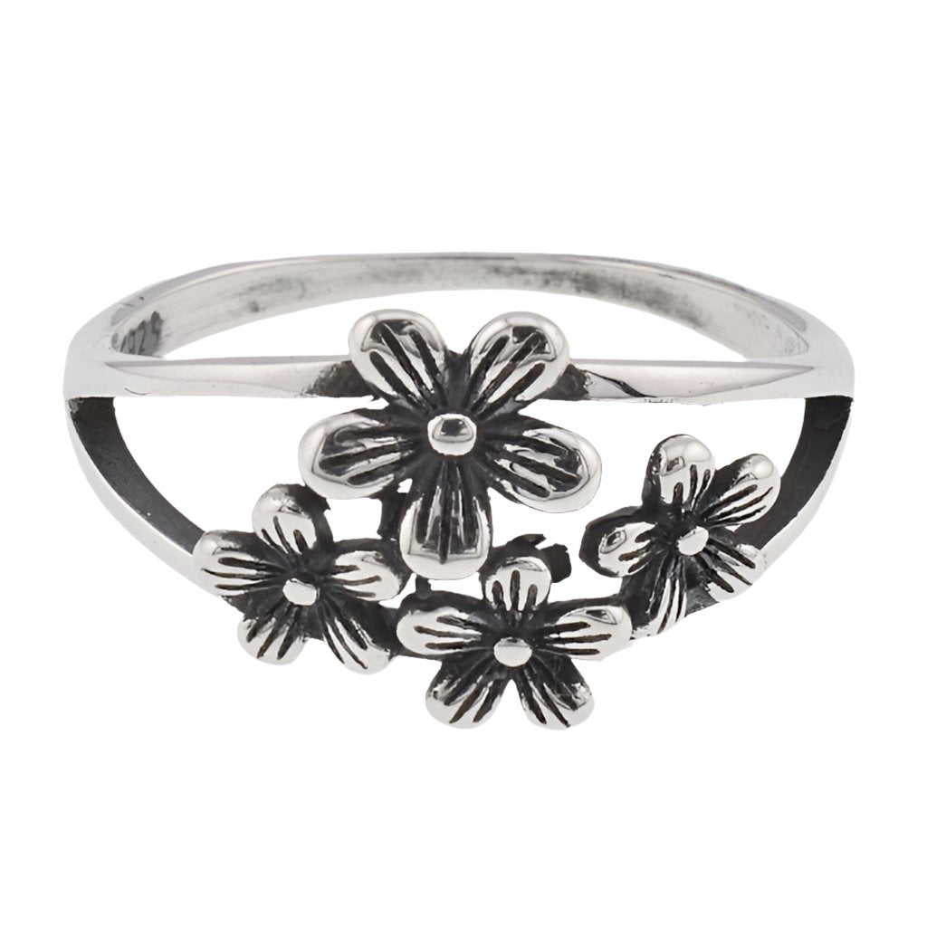 R2126 Flower Ring - Selah925.com