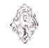 R2133 Elegant Swirl Ring - Selah925.com