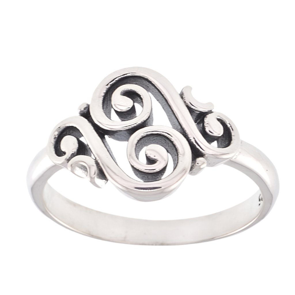 R2141 Swirl Ring - Selah925.com