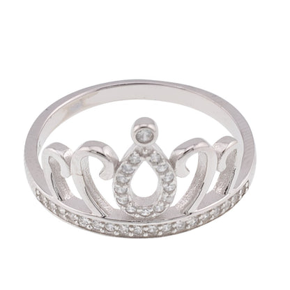 R3002 Crown Cz Ring - Selah925.com