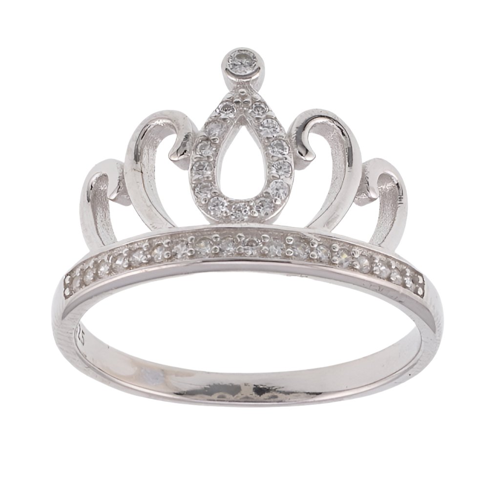 R3002 Crown Cz Ring - Selah925.com