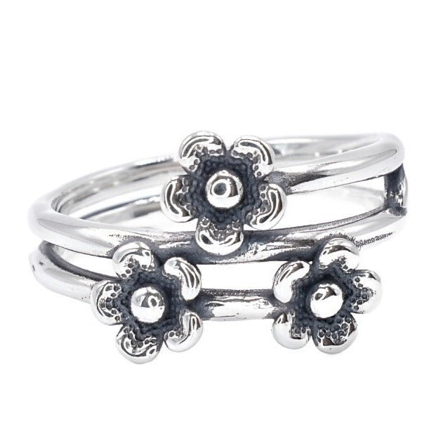 R4024 Flowers Ring - Selah925.com