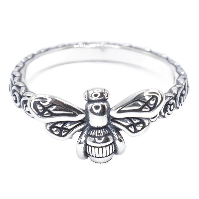 R4025 Bee On Rose Ring - Selah925.com