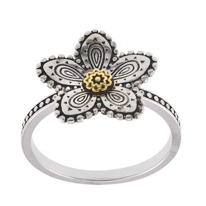 R4044 Flower Ring - Selah925.com