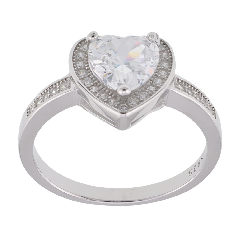 R4045 Heart Ring - Selah925.com