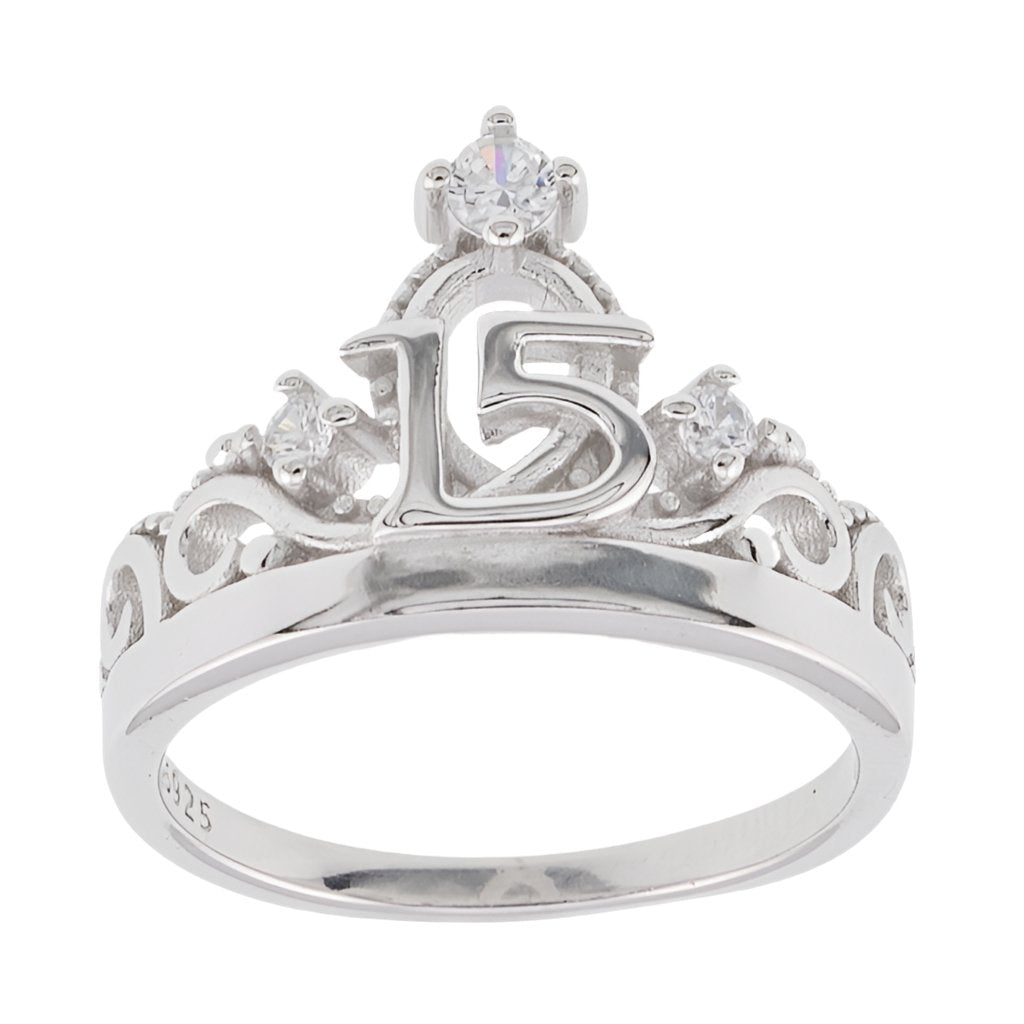 R4046 Quinceañera 15 Ring - Selah925.com