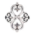 R5020 Four Swirl Heart Ring - Selah925.com