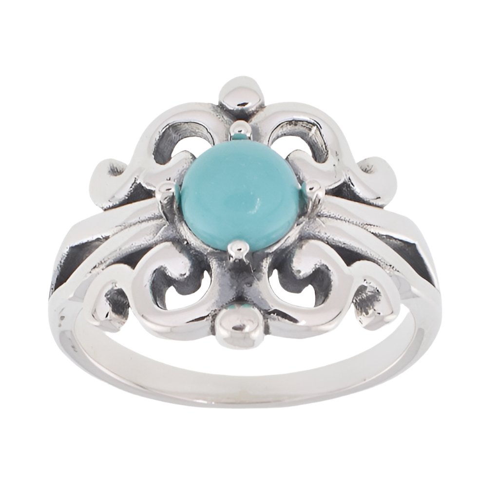 R5030 Agua Gemstone Ring - Selah925.com