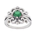 R5030 Green Gemstone Ring - Selah925.com