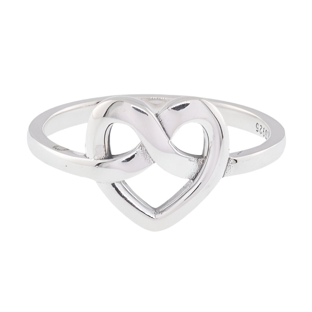 R5037 Link Heart Ring - Selah925.com