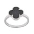 R6002 Black Clover Ring - Selah925.com