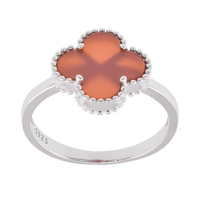 R6002 Red Clover Ring - Selah925.com