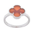 R6002 Red Clover Ring - Selah925.com