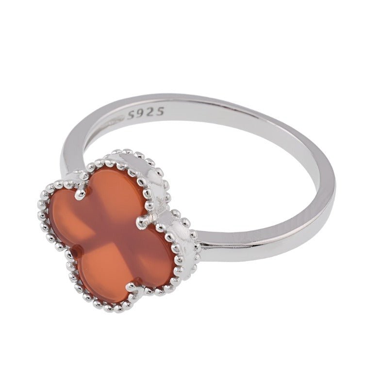 R6002 Red Clover Ring - Selah925.com