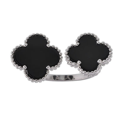 R6004 Black Clover Ring - Selah925.com