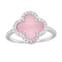 R6007 Pink Clover Ring - Selah925.com