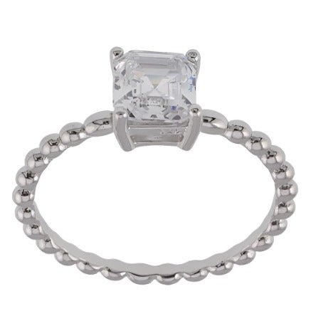 S7008 Light Blue Cz Ring - Selah925.com