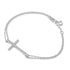 B1003 Sideway Cross Bracelet - Selah 925