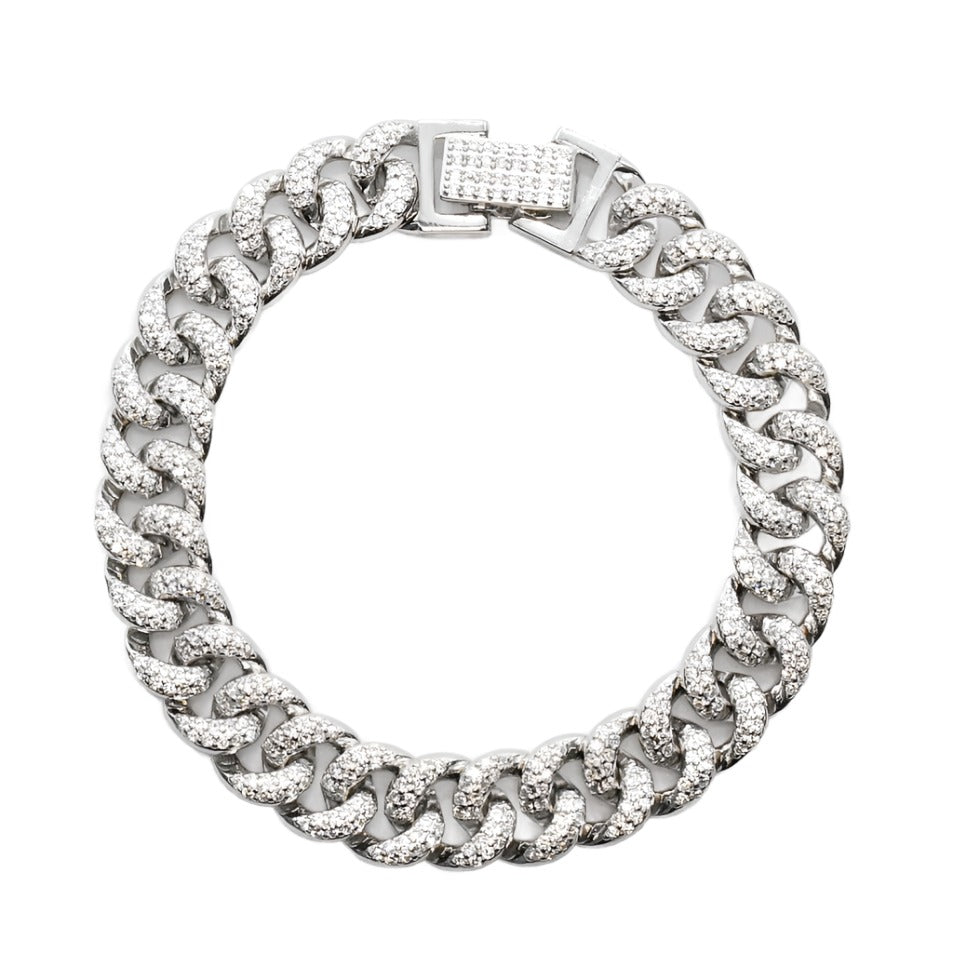 B8031 Cz 7.5in Bracelet 10.5mm - Selah 925