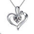 CP1010 CZ Heart Pendant - Selah 925