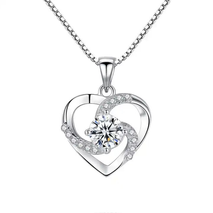 CP1011 CZ Heart Pendant - Selah 925