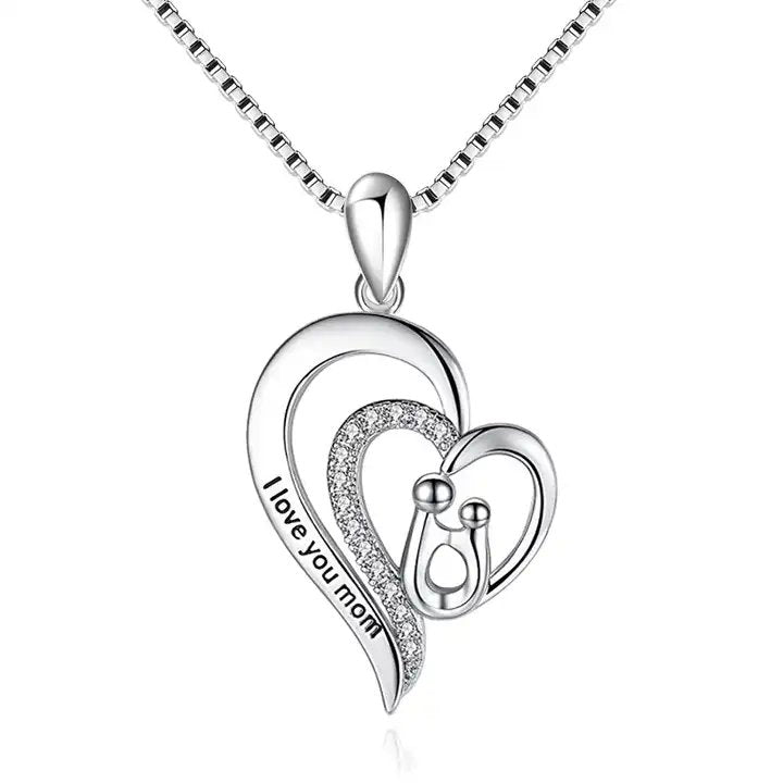 CP1014 CZ Heart Pendant - Selah 925