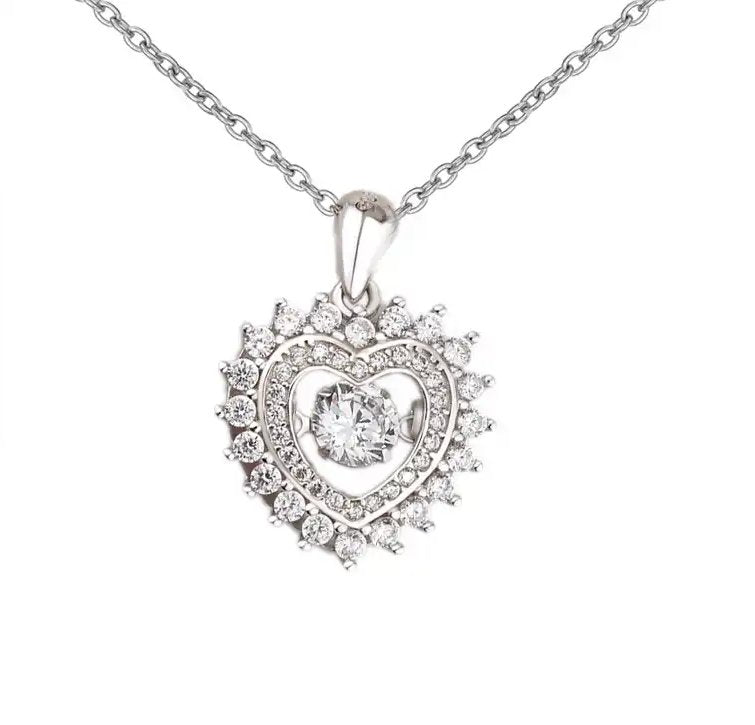 CP3005 Cz Heart Pendant - Selah 925