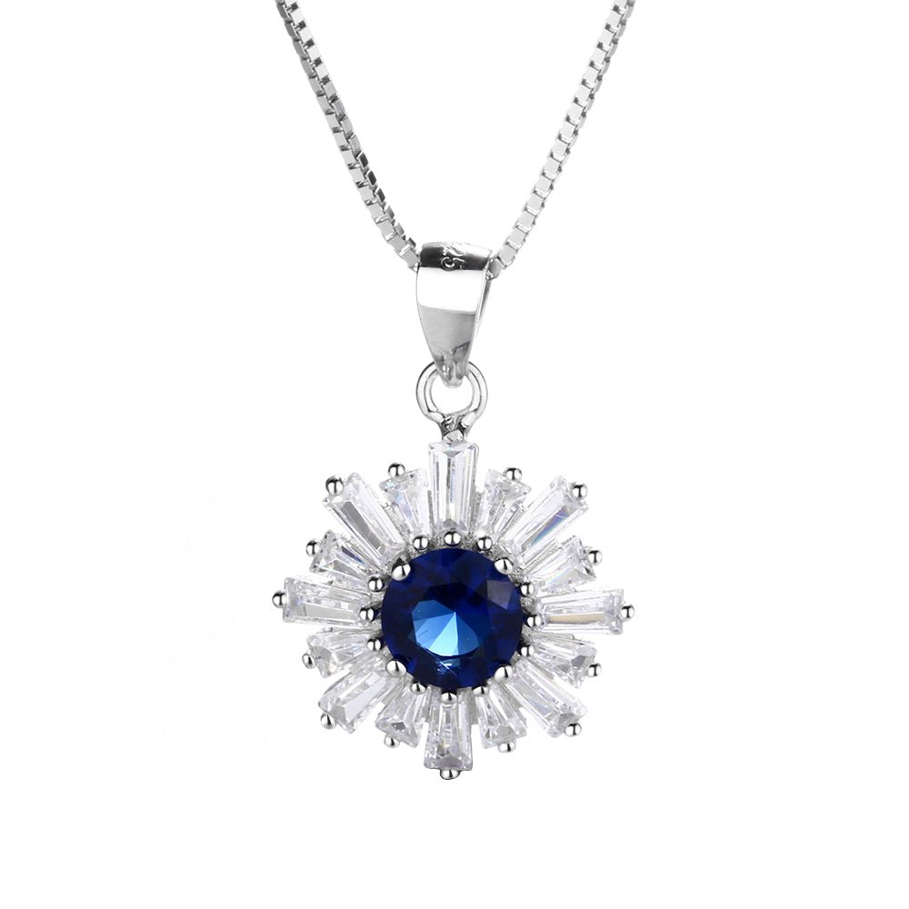 CP3030 Blue Stone Pendant - Selah 925