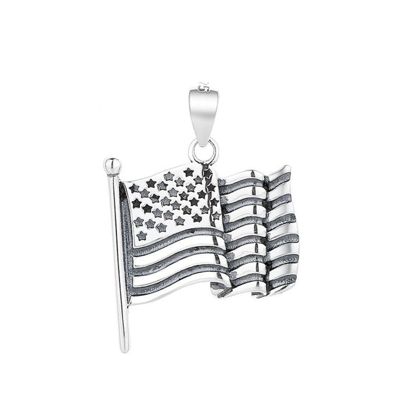 CP3048 USA Flag Pendant - Selah 925